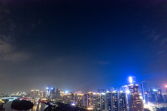 广东<strong>佛山</strong>东平大桥夜景航拍摄影图