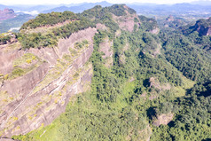 广东韶关丹霞山5A景区航拍摄影图