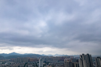 广东<strong>中山</strong>城市老城区航拍摄影图