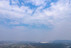 湖南郴州高倚岭丹霞地貌航拍摄影图