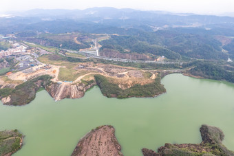 湖南郴州高倚岭风景区航拍摄影图