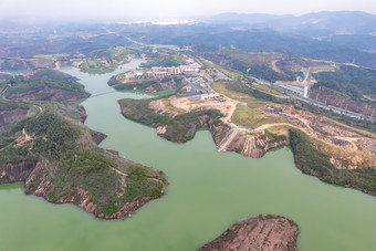 湖南郴州高倚岭风景区航拍摄影图