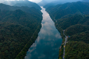 湖南郴州小东江5A景区航拍摄影图