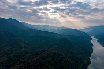 湖南郴州小东江5A景区航拍摄影图