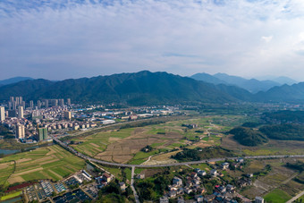 湖南郴州资兴城市风光工业生产<strong>工厂航拍</strong>摄影图