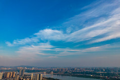 湖南湘潭城市建设交通航拍摄影图