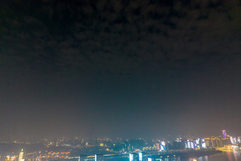 湖南长沙<strong>五一</strong>商圈夜景航拍