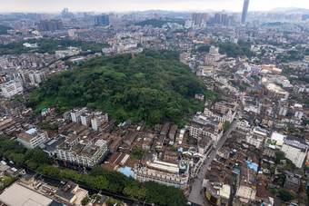 中山<strong>城市雨</strong>季暴<strong>雨</strong>来临航拍摄影图