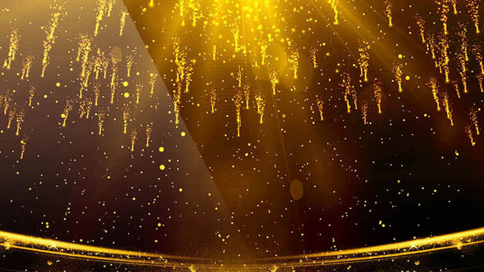 金色粒子雨LED舞台