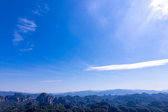 祖国大好河山广东丹霞山丹霞地貌航拍摄影图