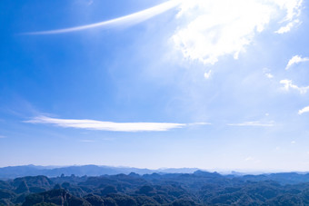 祖国大好河山广东丹霞山丹霞地貌航拍摄影图