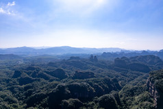 祖国壮丽河山韶关丹霞山航拍摄影图