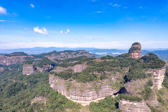 祖国壮丽河山韶关丹霞山航拍摄影图