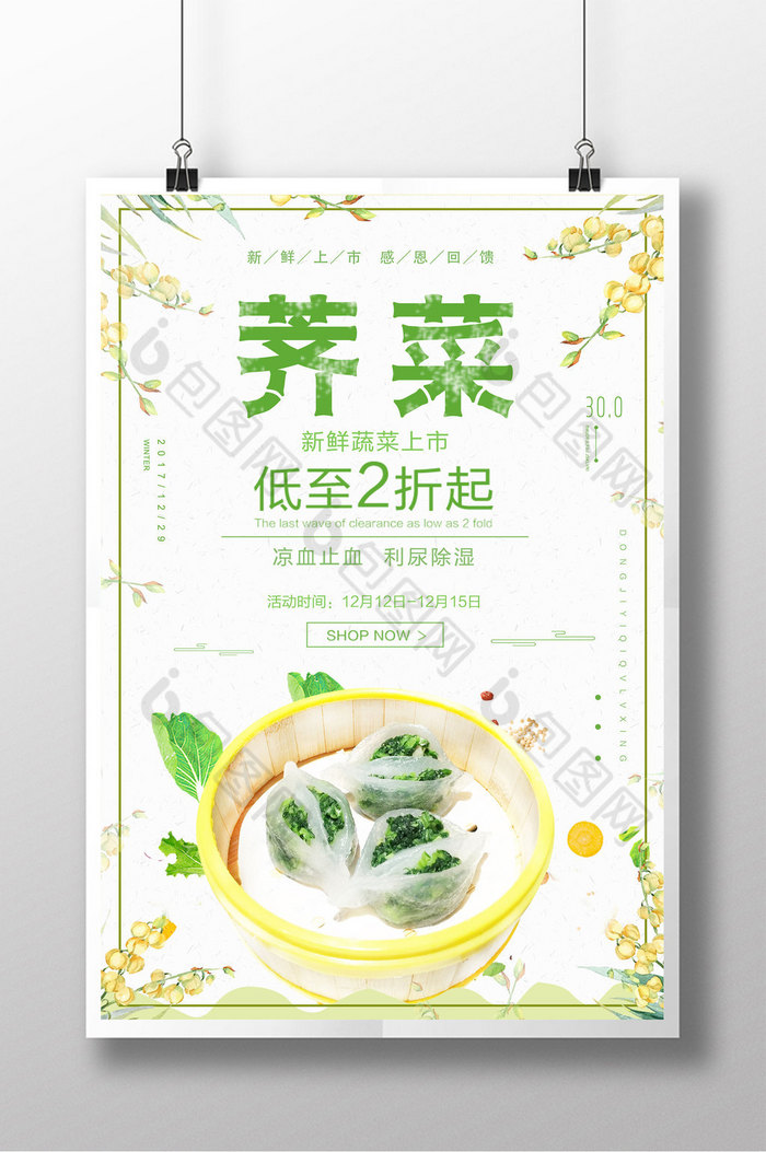 蔬菜图片新鲜时蔬荠菜图片