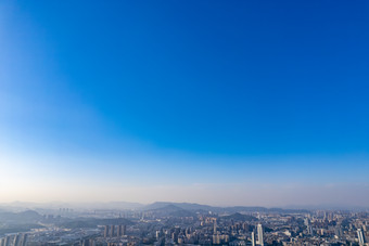 广东江门城市建设大景航拍摄影图