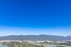 广东肇庆城市风光星湖景区航拍摄影图