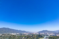 广东肇庆星湖景区七星岩航拍摄影图
