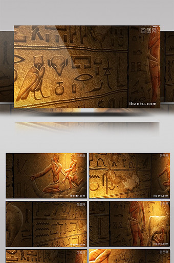 神秘古埃及异域风情led舞台背景图片