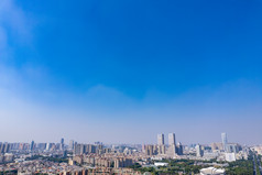广东中山城市风光中山公园航拍摄影图
