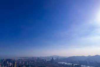 广东珠海城市大景航拍摄影图