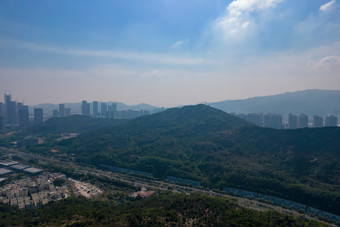 广东珠海横琴半岛航拍摄影图