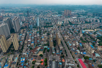 广西钦州城市大景航拍<strong>摄影图</strong>