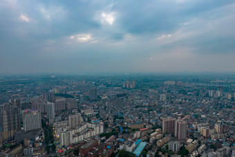 广西钦州城市建设航拍摄影图