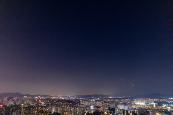 <strong>广州城市</strong>夜景灯光航拍摄影图