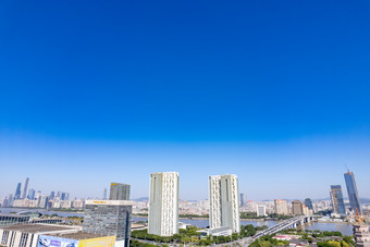 <strong>广州琶洲</strong>塔及周边建筑航拍摄影图
