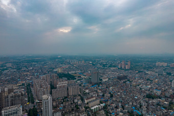 钦州城市全景大景航拍摄影图