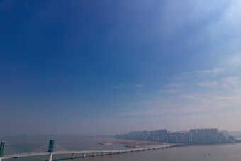 <strong>中国澳门</strong>珠海城市风光航拍摄影图