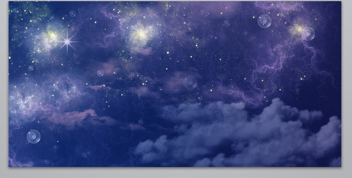 紫色星空浪漫梦幻广告设计背景
