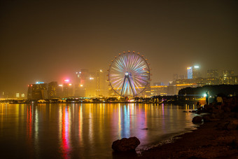 深圳标志性建筑前海摩天轮