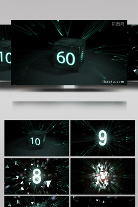 三角形倒计时活动启动开始主背景