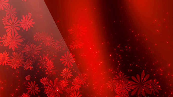 红色抽象花节日庆典背景视频素材