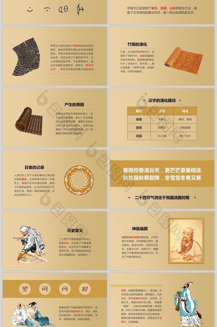 中华文化的勃兴之七年级历史课件PPT模板