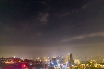 <strong>重庆</strong>城市<strong>夜景</strong>灯光航拍摄影图