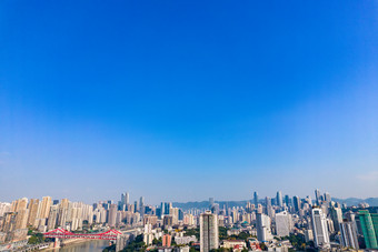 重庆嘉陵江大桥交通航拍摄影图
