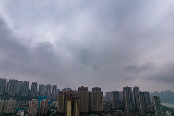 重庆山城雾都航拍摄影图