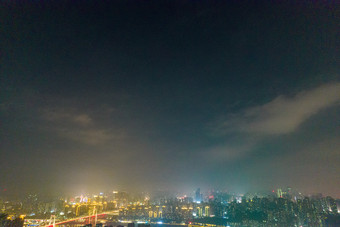 <strong>重庆</strong>铜元局菜园坝大桥<strong>夜景</strong>航拍摄影图