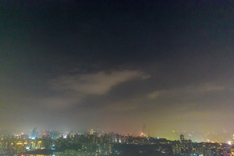 <strong>重庆</strong>铜元局菜园坝大桥夜景航拍摄影图
