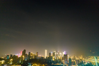 <strong>重庆</strong>长江大桥城市<strong>夜景</strong>灯光航拍摄影图