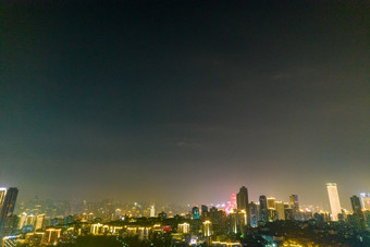 <strong>重庆长江大桥</strong>城市夜景灯光航拍摄影图