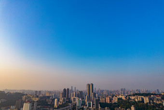 重庆长江大桥风光航拍摄影图