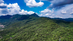 福建福州鼓山风景区航拍