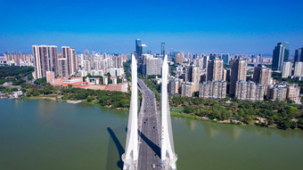 广东惠州合江大桥惠州大桥桥梁交通航拍