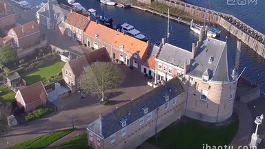 鸟瞰上海建桥学院2K成片