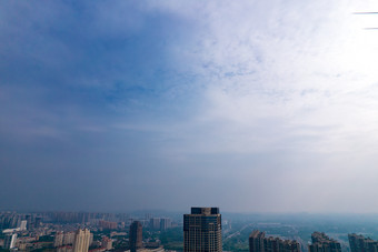 广西钦州城市建设航拍摄影图