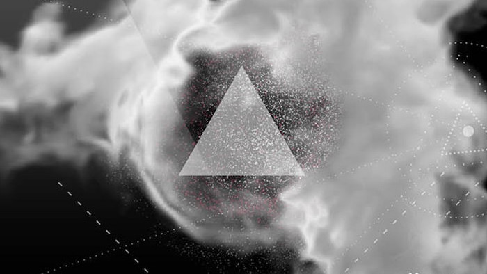 烟雾风沙化logo模板 缥缈烟雾粒子