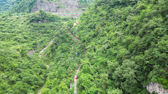 湖北宜昌三峡人家5A景区航拍